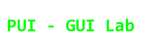 PUI - GUI Lab